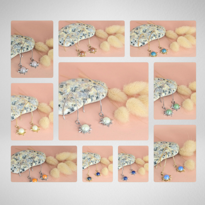 Boucles d'oreilles Résine Artisanales