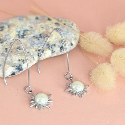 Boucles d'oreilles résine artisanales