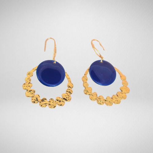 Boucles d'oreilles résine artisanales