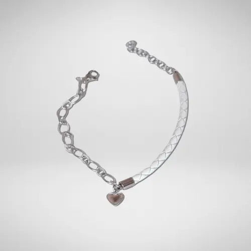 Bracelet cuir tressé
