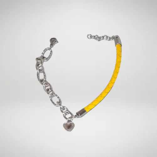 Bracelet cuir tressé