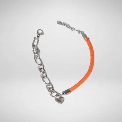 Bracelet cuir tressé