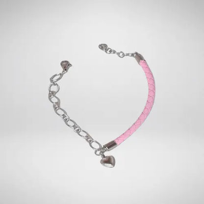 Bracelet cuir tressé