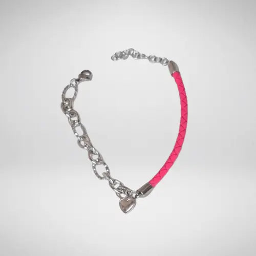 Bracelet cuir tressé