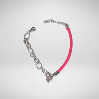 Bracelet cuir tressé