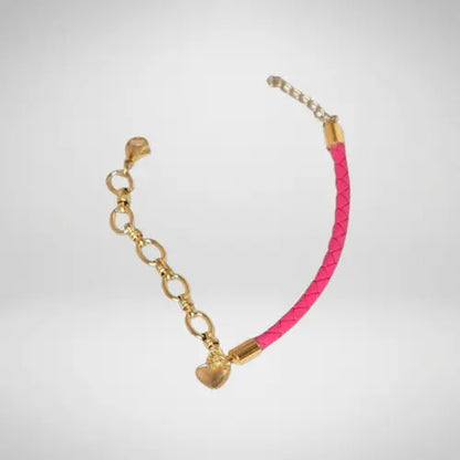 Bracelet cuir tressé