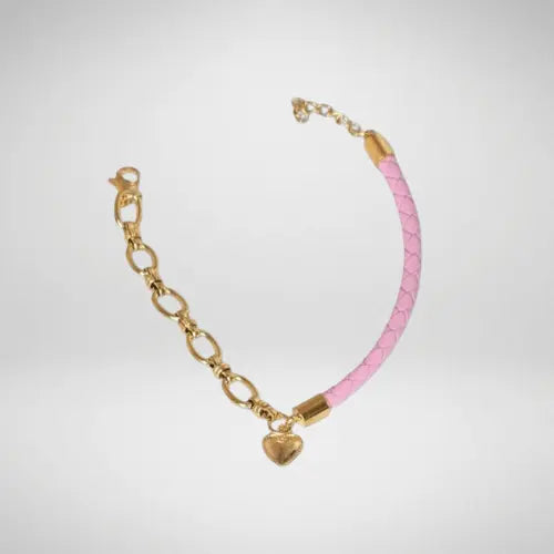 Bracelet cuir tressé