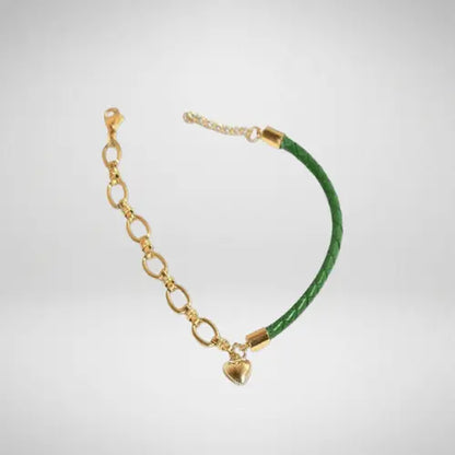 Bracelet cuir tressé