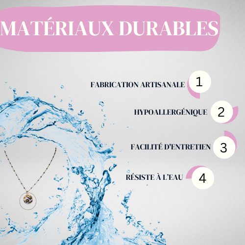 Collier léopard fait main