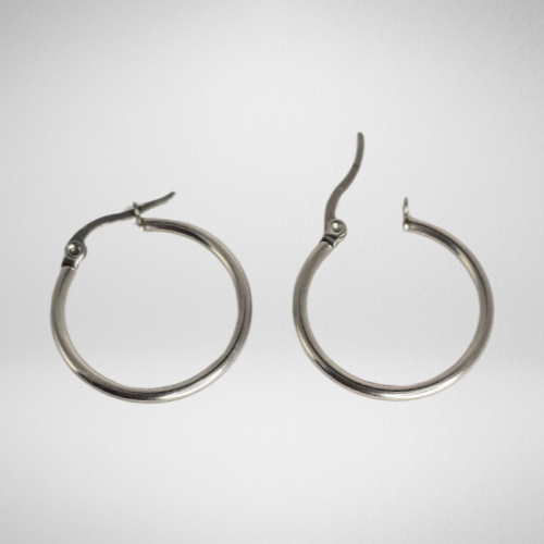 Créoles interchangeables
argent 25mm