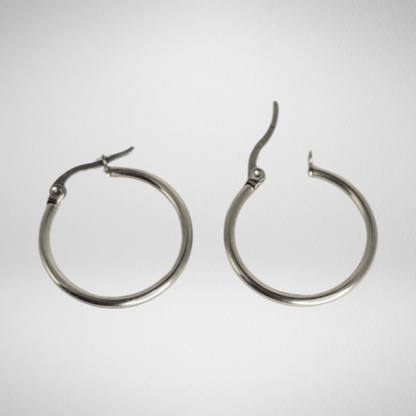 Créoles interchangeables
argent 25mm