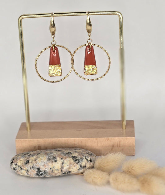 Boucles d’oreilles en acier inoxydable