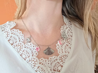 Collier charms estivale - Créa Gégé