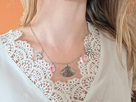 Collier charms estivale - Créa Gégé