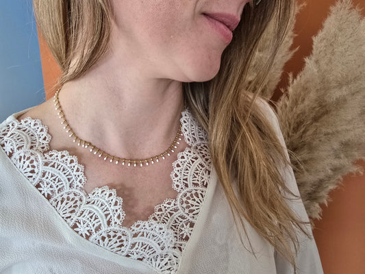 Collier goutte - Créa Gégé