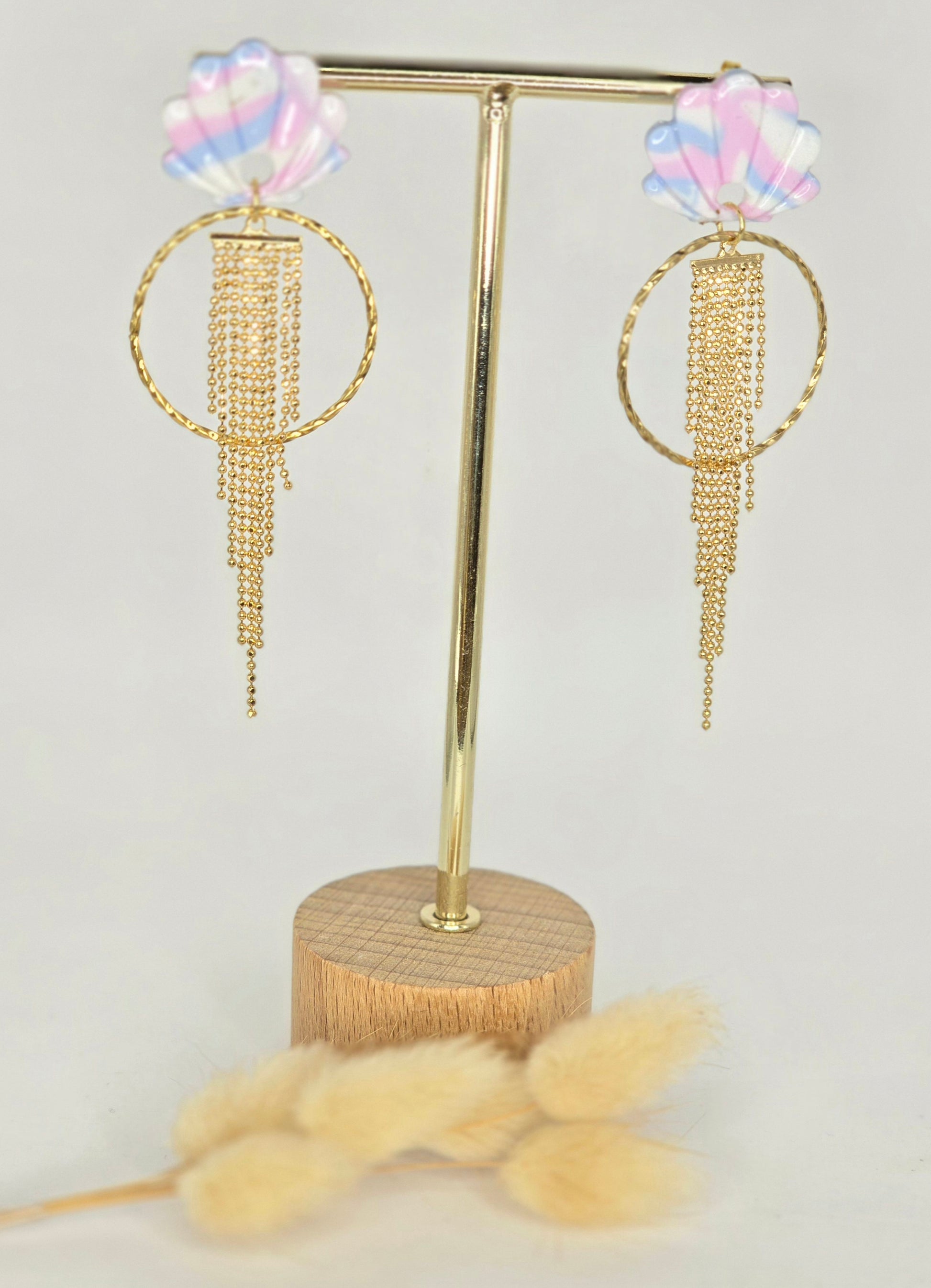 Boucles d’oreilles coquillage - Créa Gégé