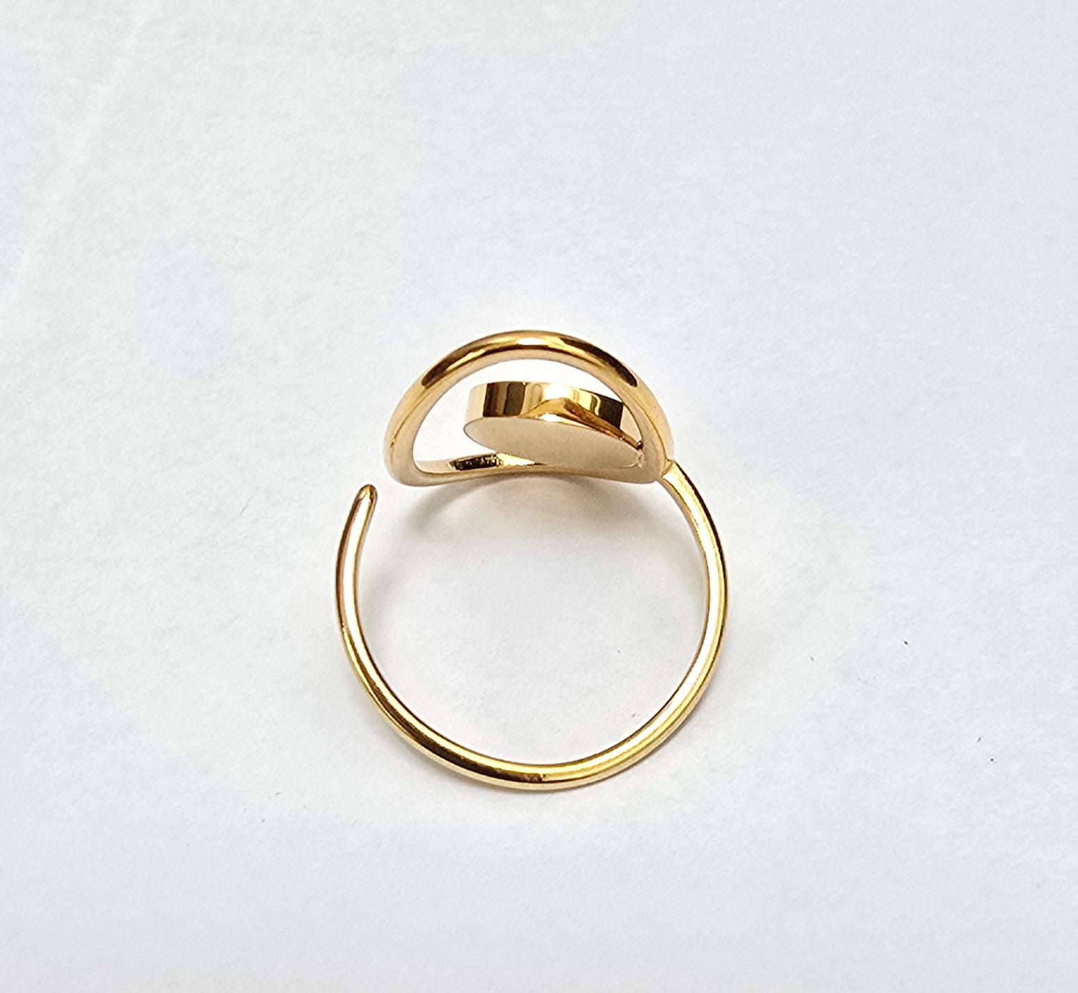 Bague ovale résine ronde ajustable - vue 5 - Créa Gégé