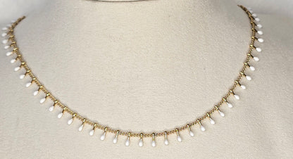 Collier goutte - vue 2 - Créa Gégé