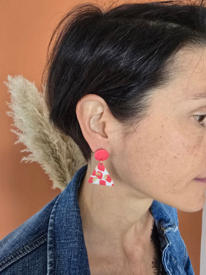 Boucles d’oreilles acier inoxydable aux formes géomètrique - Créa Gégé