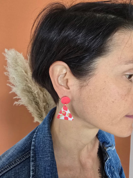 Boucles d’oreilles acier inoxydable aux formes géomètrique - Créa Gégé